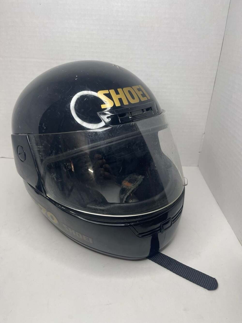 Shoei TF-70 Vintage Full Face Motorcycle Helmet Black
